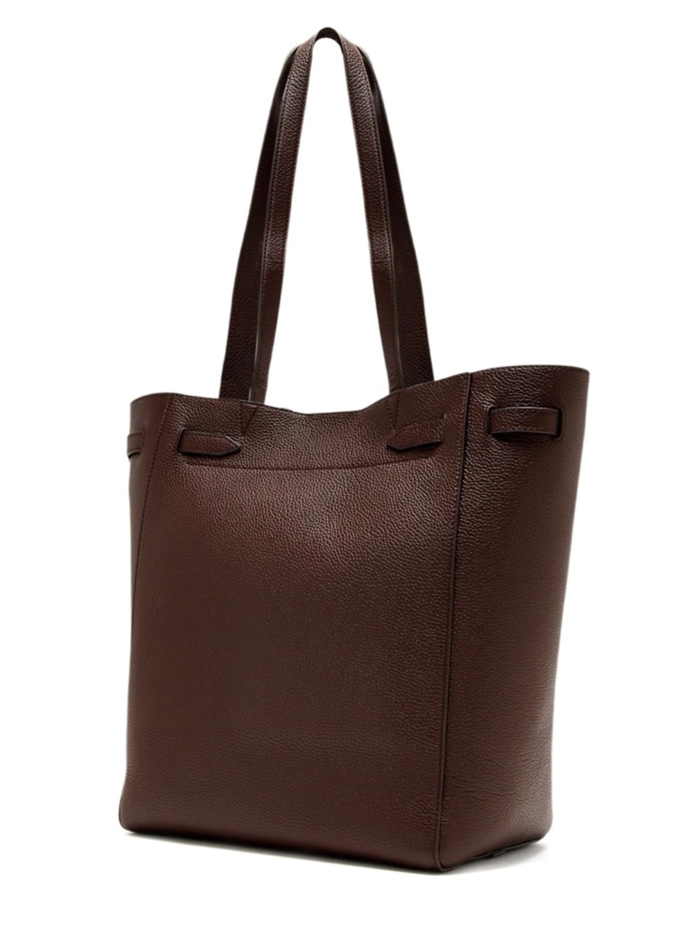 Veronica Beard Brown Dash Leather Tote - Picture 6 of 9
